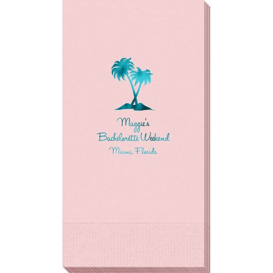 Palm Trees Guest Towels